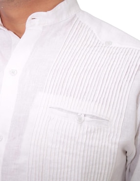 Guayabera manga larga Teya Artesanal para hombre