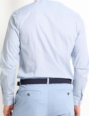 Camisa casual Elemento Uomo de algodón manga larga para hombre