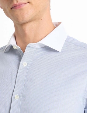 Camisa casual Elemento Uomo de algodón manga larga para hombre