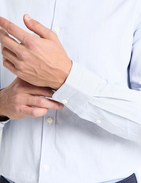 Camisa casual Elemento Uomo de algodón manga larga para hombre