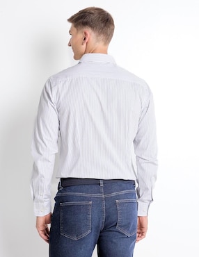 Camisa casual Elemento Uomo de algodón manga larga para hombre