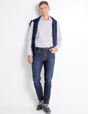 Camisa casual Elemento Uomo de algodón manga larga para hombre