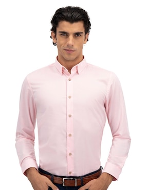 Camisa De Vestir Men's Fashion Manga Larga Para Hombre