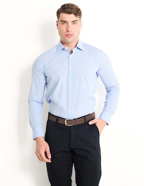 Camisa de vestir Scappino de algodón manga larga para hombre