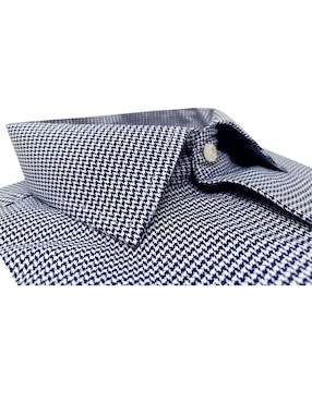 Camisa formal Nautica de algodón manga larga para hombre