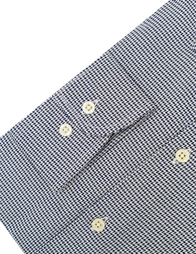 Camisa formal Nautica de algodón manga larga para hombre