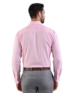 Camisa de vestir Michel Blanc manga larga para hombre
