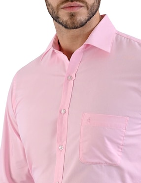 Camisa de vestir Michel Blanc manga larga para hombre