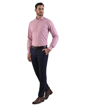 Camisa de vestir Michel Blanc manga larga para hombre