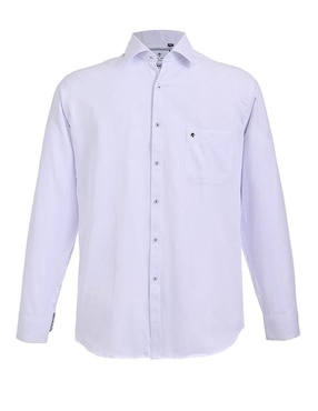 Camisa Business Casual Michael Blanc Manga Larga Para Hombre