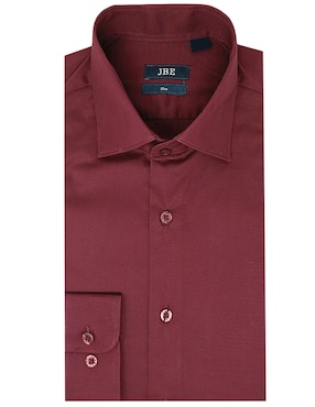 Camisa Formal JBE Manga Larga Para Hombre