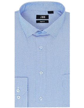 Camisa Formal JBE Manga Larga Para Hombre