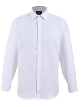 Camisa de vestir Michel Blanc manga larga para hombre