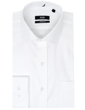Camisa de vestir Nautica de algodón manga larga para hombre