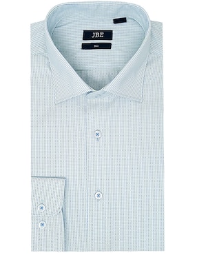 Camisa Formal JBE Manga Larga Para Hombre