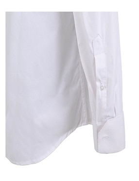Camisa etiqueta Michel Blanc de algodón manga larga para hombre