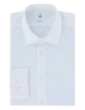 Camisa business casual Scappino de algodón manga larga para hombre