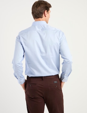 Camisa de vestir Ted Baker de algodón manga larga para hombre