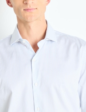 Camisa business casual Ted Baker de algodón manga larga para hombre