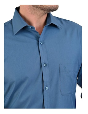 Camisa de vestir Michel Blanc manga larga para hombre