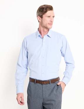 Camisa de vestir Manchester manga larga para hombre