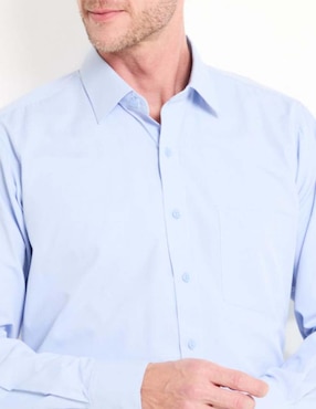Camisa de vestir Manchester manga larga para hombre