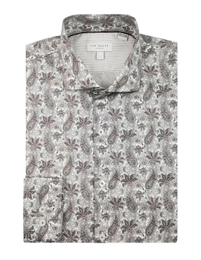 Camisa de vestir Ted Baker manga larga para hombre
