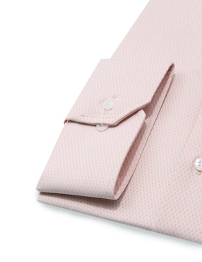 Camisa de vestir John Henry manga larga para hombre