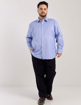 Camisa de vestir Oscar de la Renta manga larga para hombre
