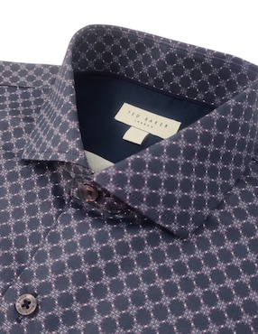 Camisa de vestir Ted Baker manga larga para hombre