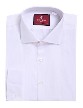 Camisa de vestir Michel Blanc manga larga para hombre