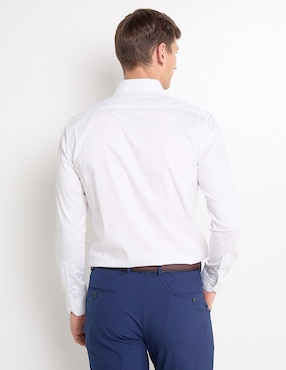 Camisa de vestir Scappino de algodón manga larga para hombre