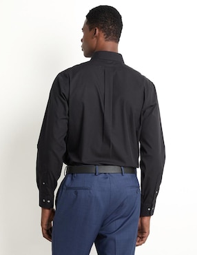 Camisa de vestir Brooks Brothers de algodón manga larga para hombre