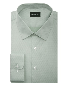 Camisa de vestir Perry Ellis manga larga para hombre