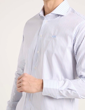 Camisa casual Spagnolo de algodón manga larga para hombre