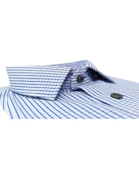 Camisa de vestir Jbe de algodón manga larga para hombre