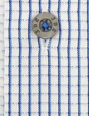 Camisa de vestir Jbe de algodón manga larga para hombre