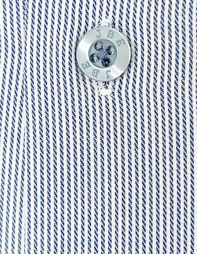 Camisa de vestir Jbe de algodón manga larga para hombre