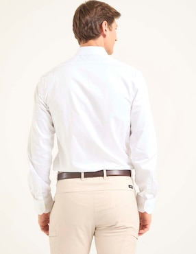 Camisa de vestir DKNY C de algodón manga larga para hombre
