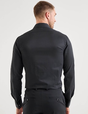 Camisa de vestir Kenneth Cole manga larga para hombre