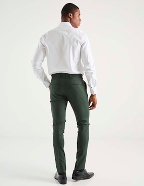 Camisa de vestir Dkny C de algodón manga larga para hombre