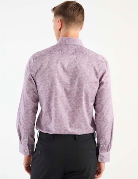 Camisa casual de algodón Ted Baker manga larga para hombre