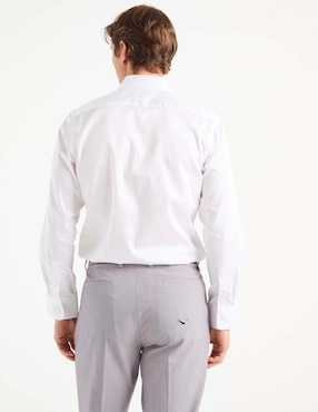 Camisa de vestir Ted Baker de algodón manga larga para hombre