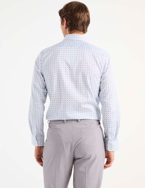Camisa business casual Ted Baker de algodón manga larga para hombre