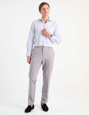 Camisa business casual Ted Baker de algodón manga larga para hombre
