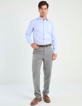 Camisa de vestir Oscar De La Renta manga larga para hombre