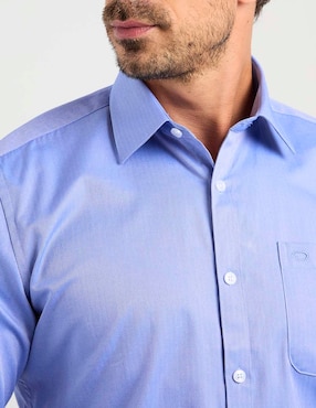 Camisa de vestir Oscar de la Renta manga larga para hombre