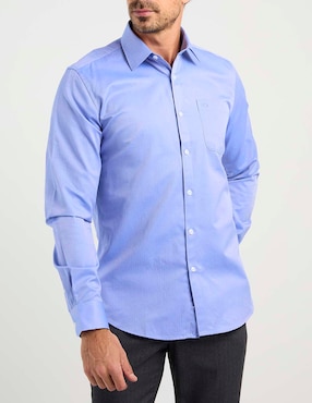 Camisa de vestir Oscar de la Renta manga larga para hombre
