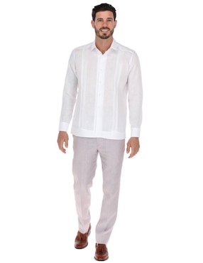 Guayabera manga larga Camasha para hombre