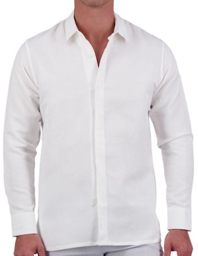 Camisa de vestir Camasha de manga larga para hombre